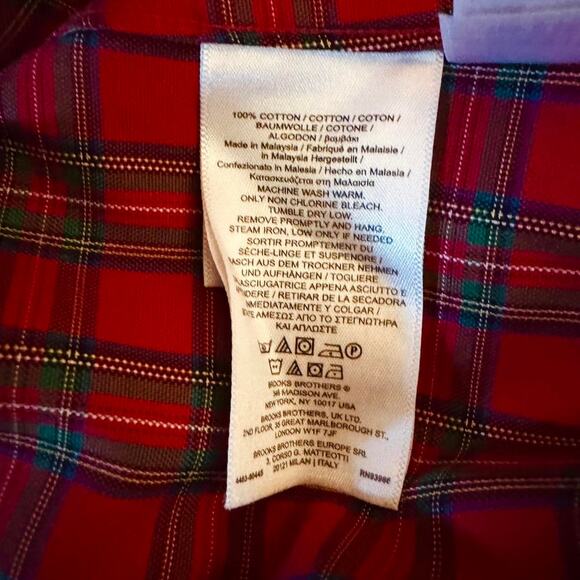 Brooks brothers regent tartan plaid - Picture 4 of 5